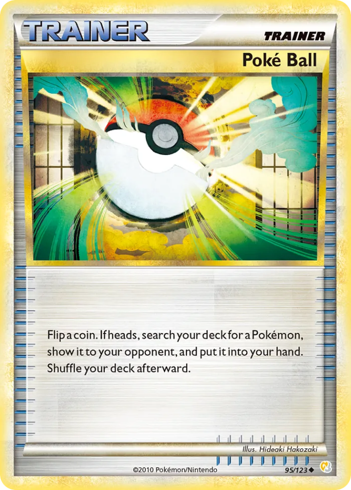 Poké Ball #95 HeartGold & SoulSilver Pokemon card
