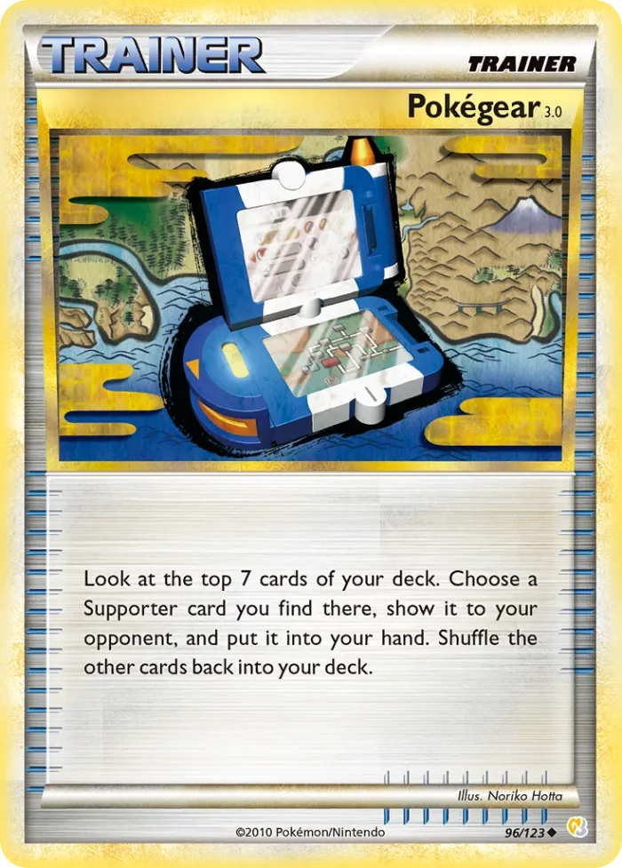 Pokégear 3.0 #96 HeartGold & SoulSilver Pokemon card