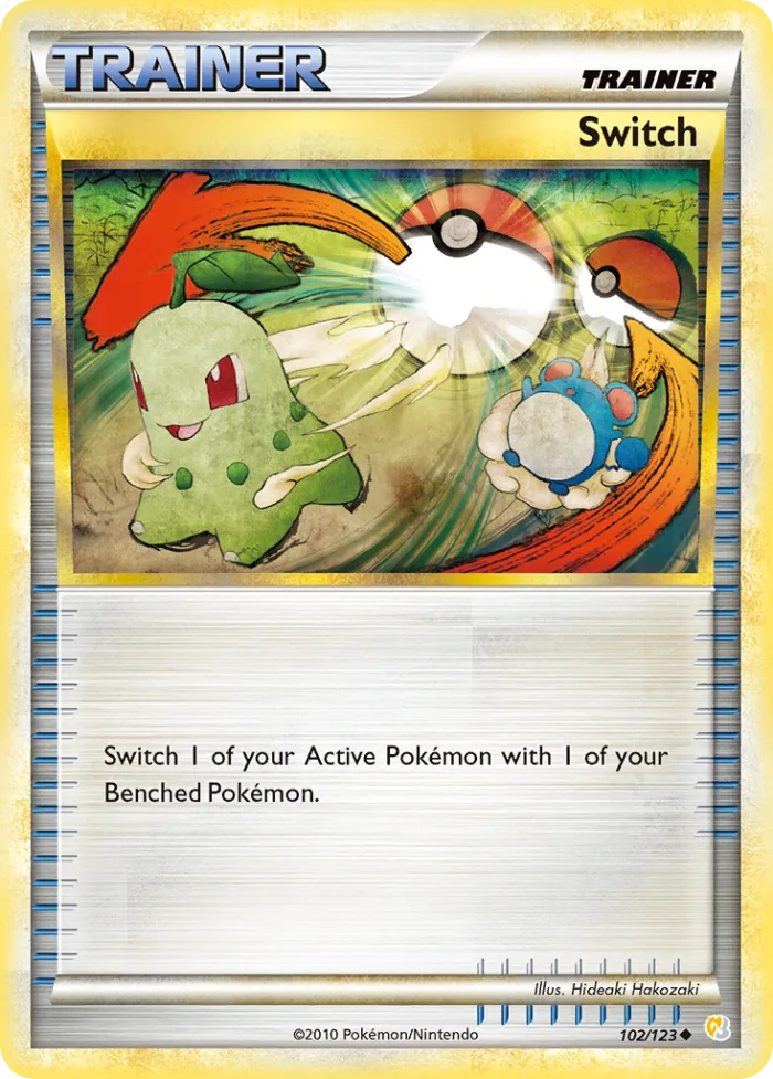 Switch #102 HeartGold & SoulSilver Pokemon card