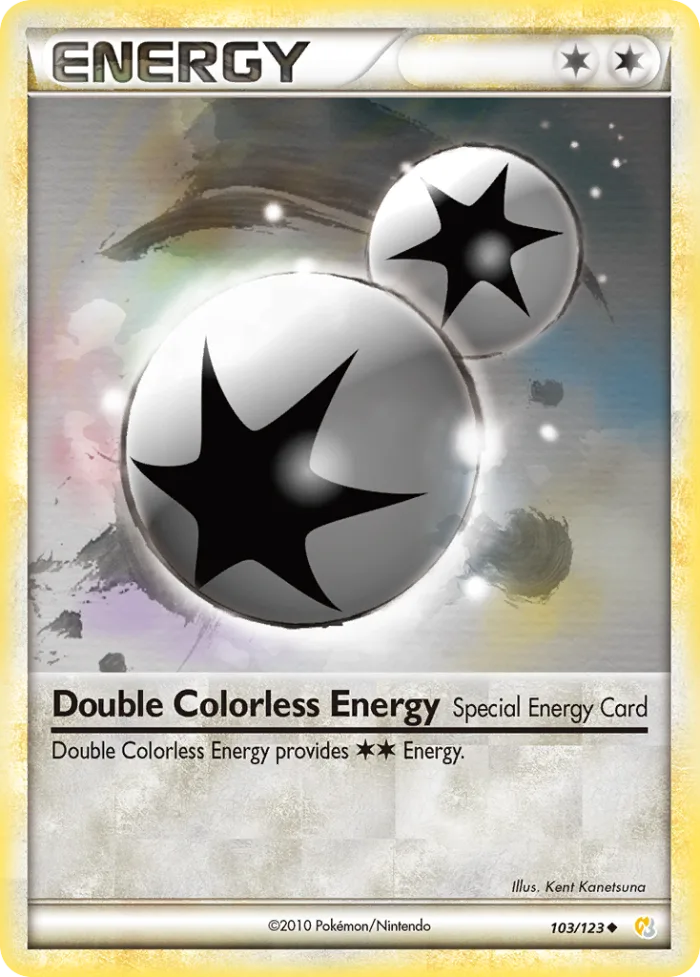 Double Colorless Energy #103 HeartGold & SoulSilver Pokemon card