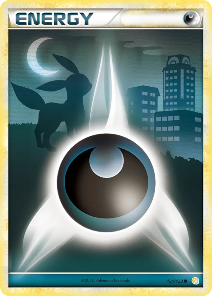 Darkness Energy #121 HeartGold & SoulSilver Pokemon card