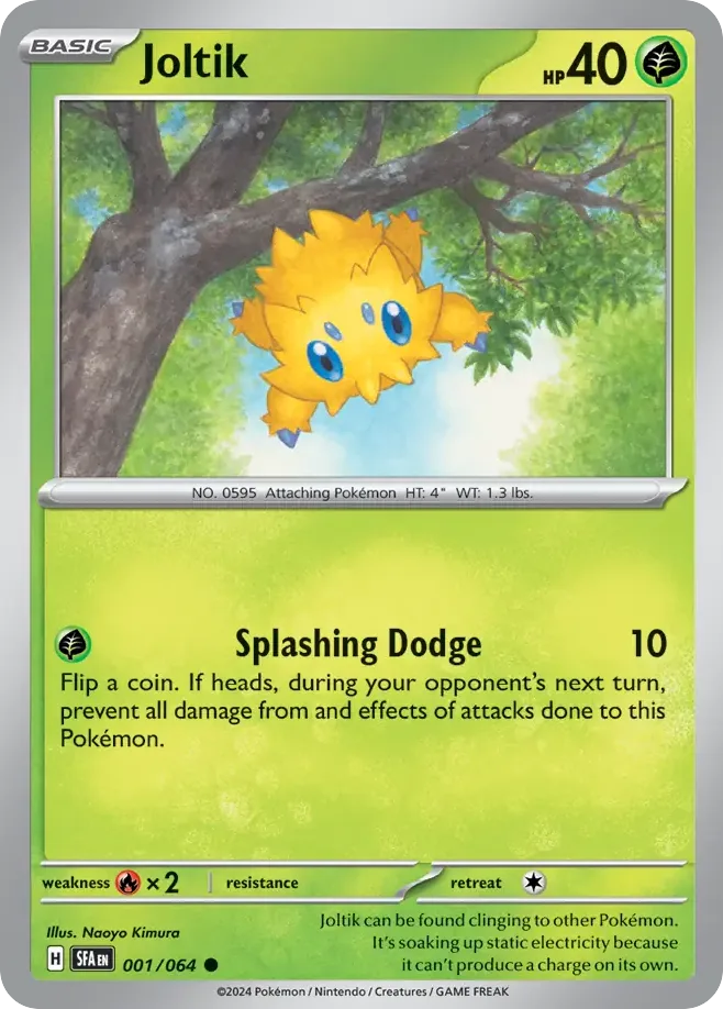 Joltik #1 Shrouded Fable Pokemon card