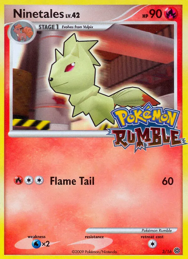 Ninetales #3 Pokémon Rumble Pokemon card
