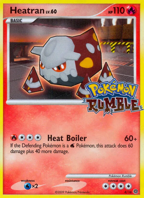 Heatran #4 Pokémon Rumble Pokemon card