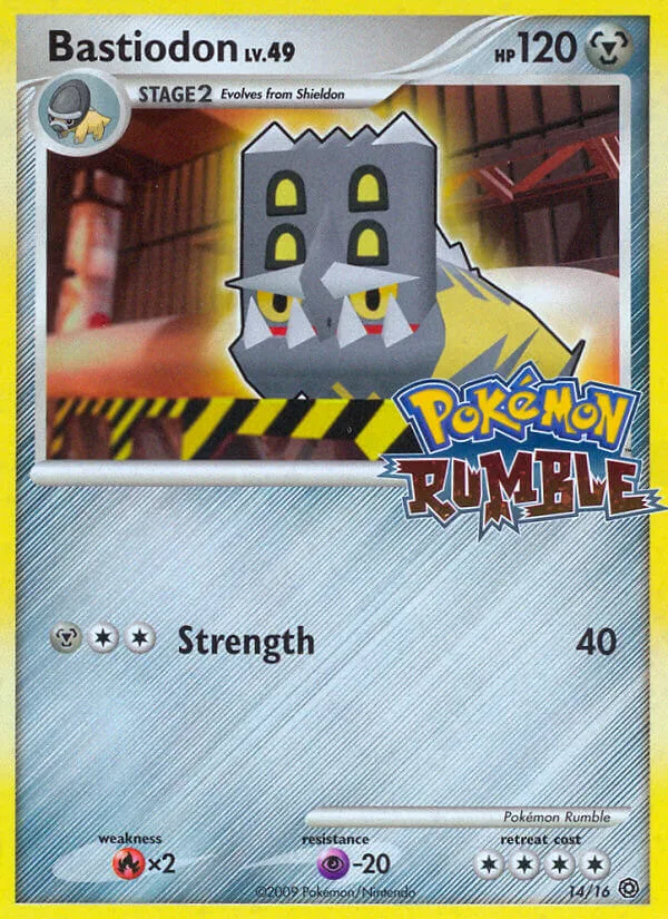 Bastiodon #14 Pokémon Rumble Pokemon card