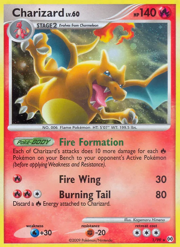 Charizard #1 Arceus Pokemon card