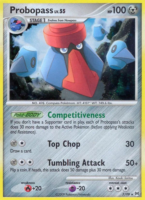 Probopass #7 Arceus Pokemon card