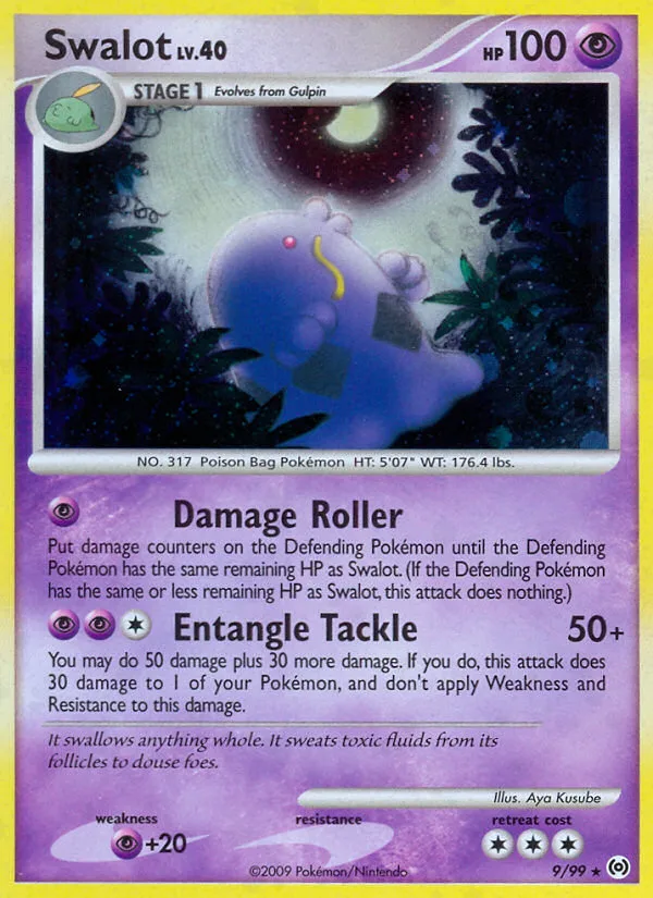 Swalot #9 Arceus Pokemon card