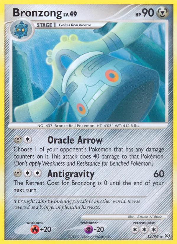 Bronzong #14 Arceus Pokemon card