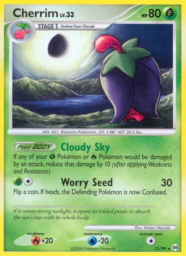Cherrim #15 Arceus Pokemon card