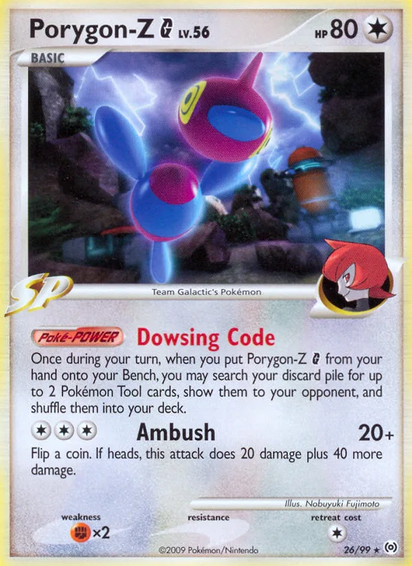 Porygon-Z G #26 Arceus Pokemon card