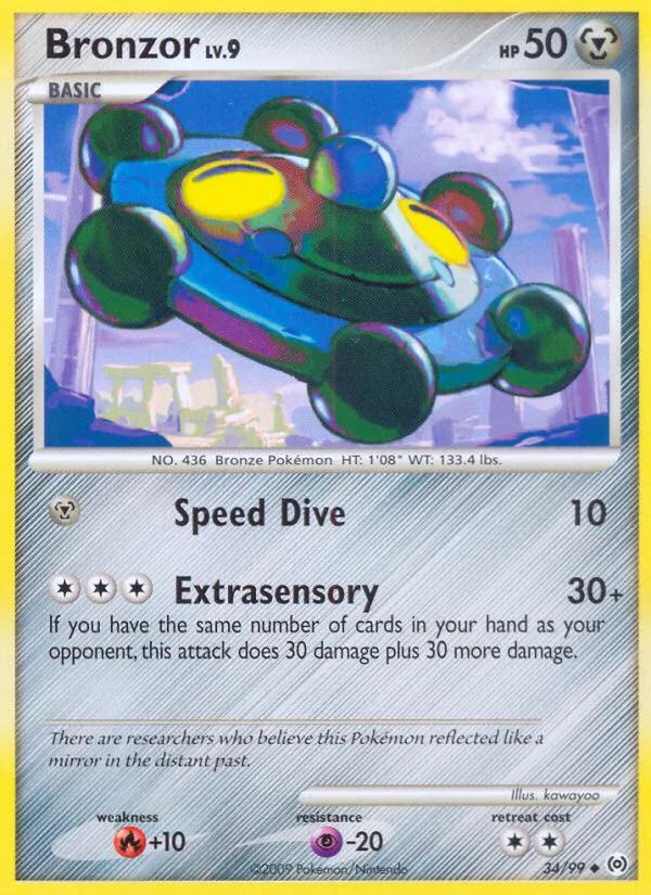 Bronzor #34 Arceus Pokemon card
