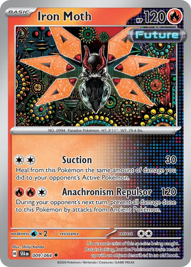 Iron Moth #9 Shrouded Fable Pokemon card