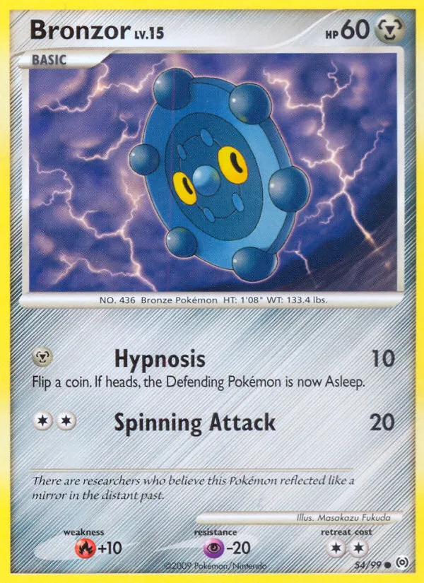 Bronzor #54 Arceus Pokemon card