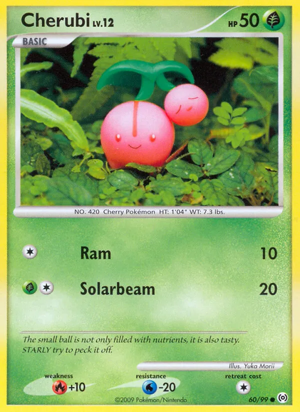 Cherubi #60 Arceus Pokemon card