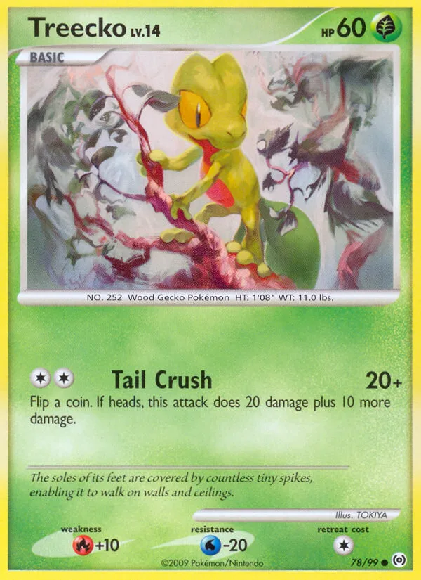 Treecko #78 Arceus Pokemon card
