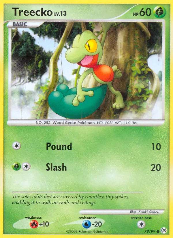 Treecko #79 Arceus Pokemon card