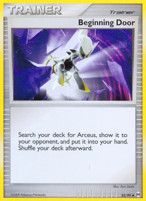 Beginning Door #82 Arceus Pokemon card