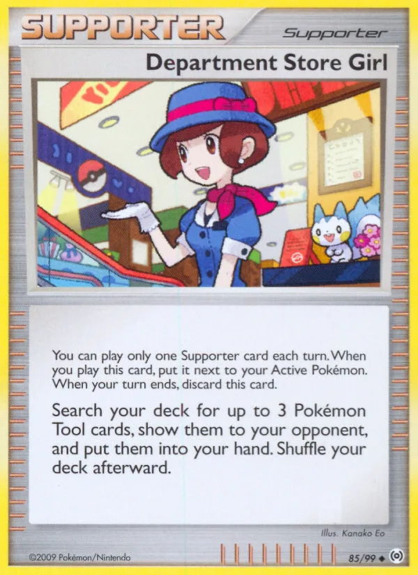 Department Store Girl #85 Arceus Pokemon card