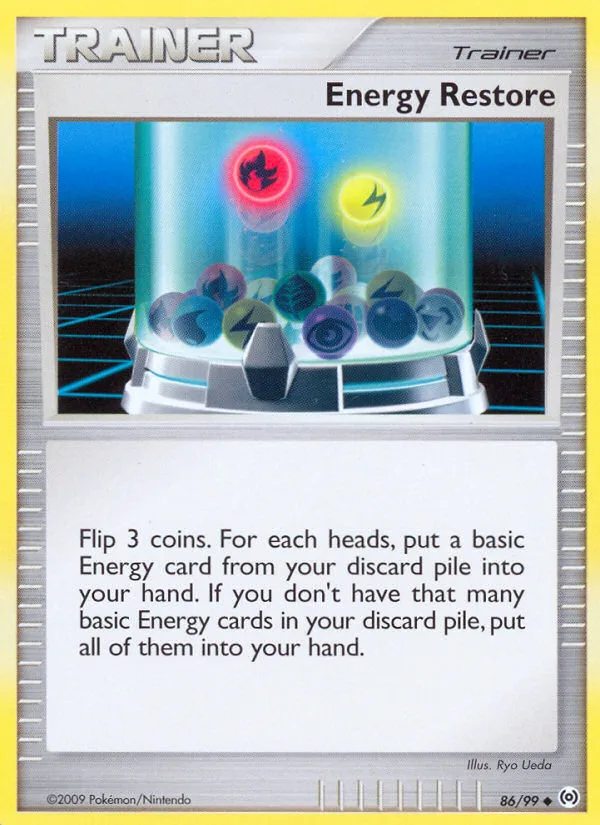 Energy Restore #86 Arceus Pokemon card