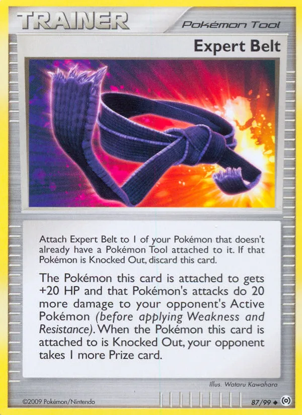 Expert Belt #87 Arceus Pokemon card
