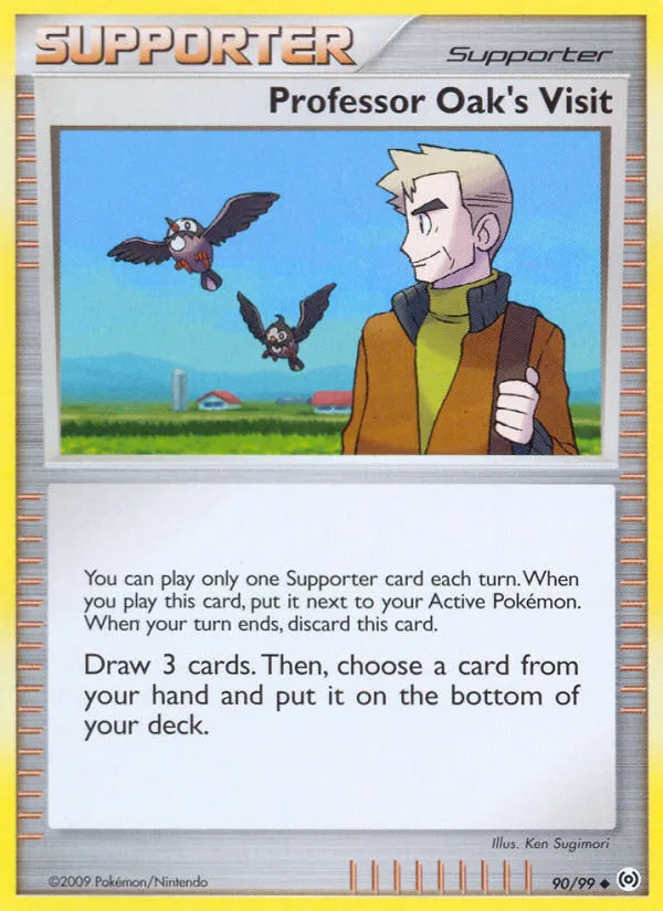Professor Oak's Visit #90 Arceus Pokemon card