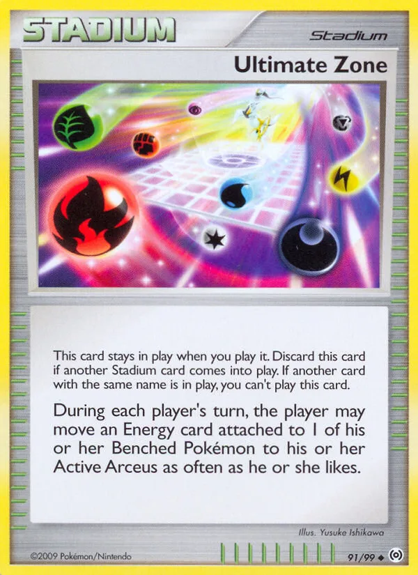 Ultimate Zone #91 Arceus Pokemon card