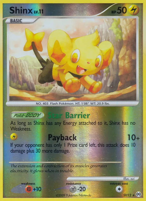 Shinx #SH12 Arceus Pokemon card