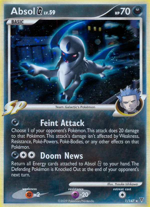 Absol G #1 Supreme Victors Pokemon card