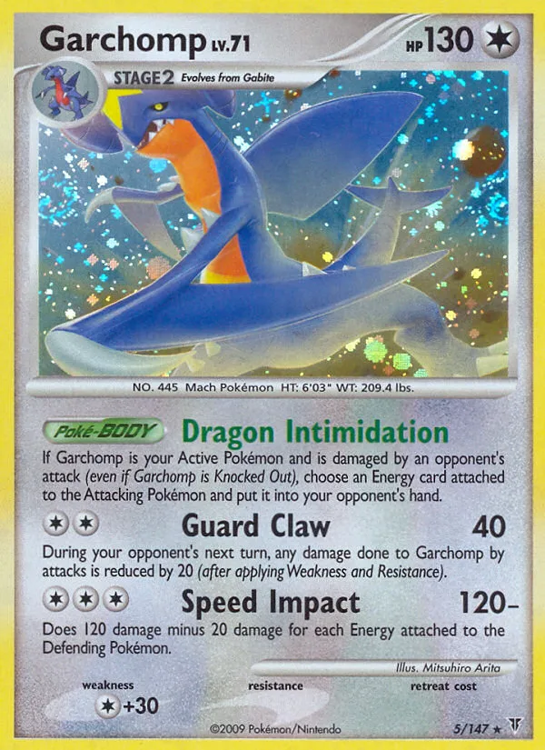 Garchomp #5 Supreme Victors Pokemon card