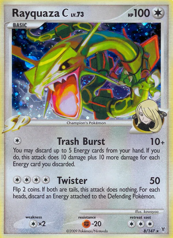Rayquaza C #8 Supreme Victors Pokemon card
