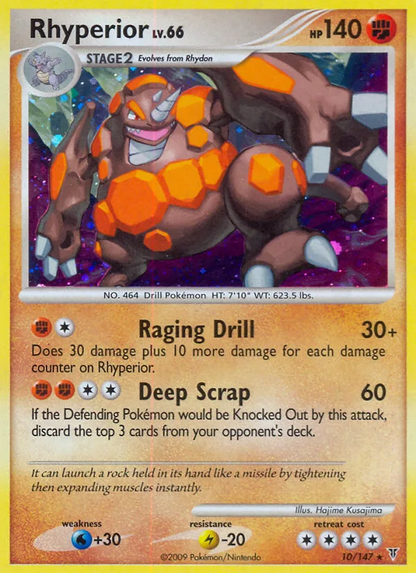 Rhyperior #10 Supreme Victors Pokemon card