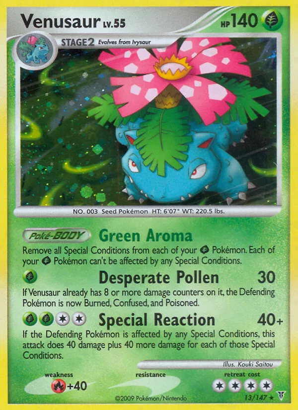 Venusaur #13 Supreme Victors Pokemon card