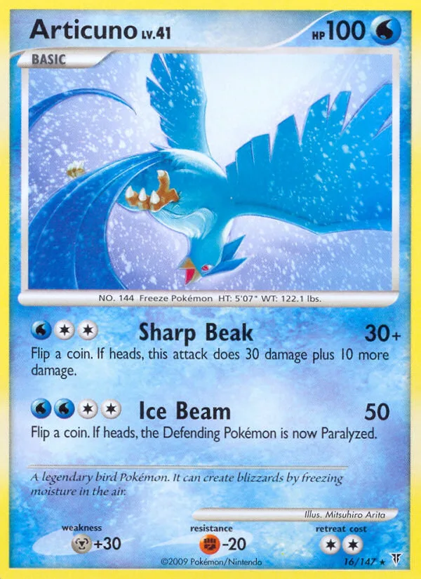 Articuno #16 Supreme Victors Pokemon card