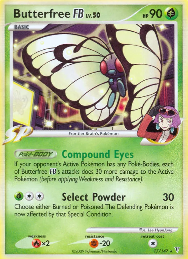 Butterfree FB #17 Supreme Victors Pokemon card