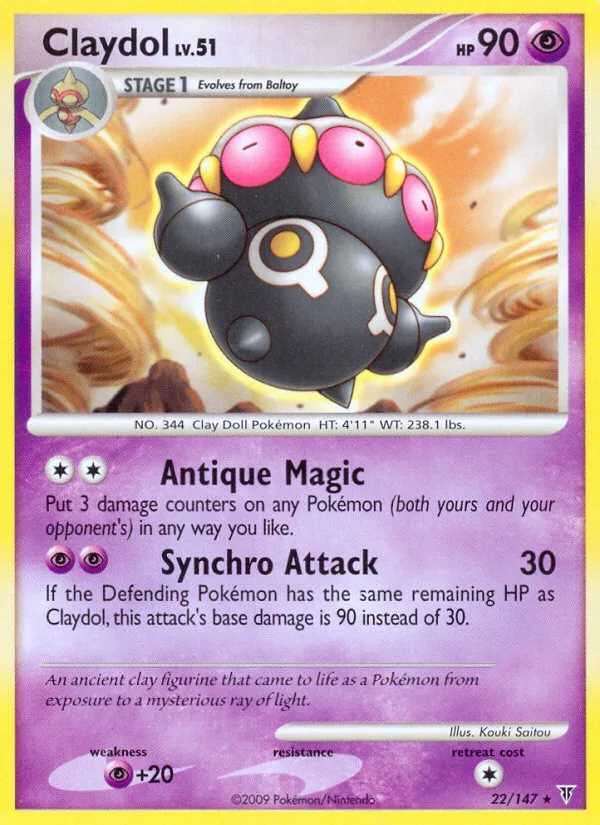 Claydol #22 Supreme Victors Pokemon card