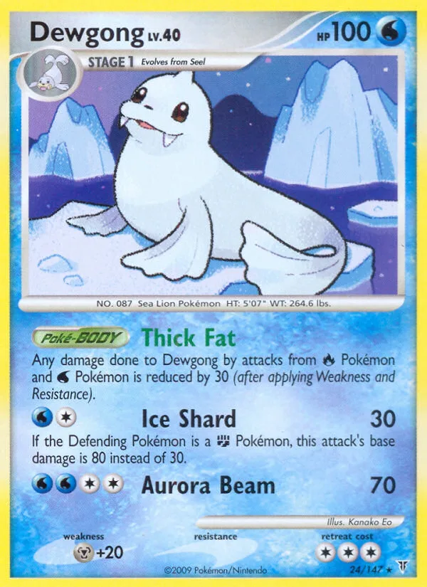 Dewgong #24 Supreme Victors Pokemon card