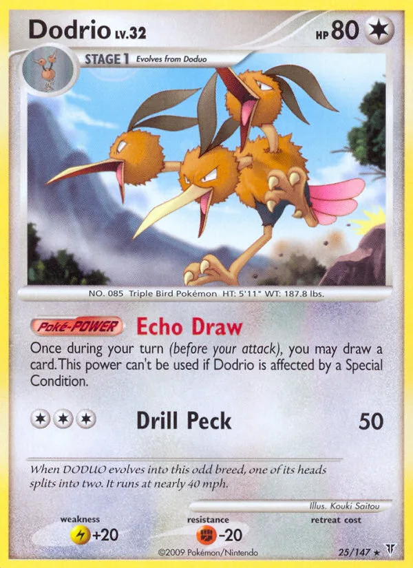 Dodrio #25 Supreme Victors Pokemon card