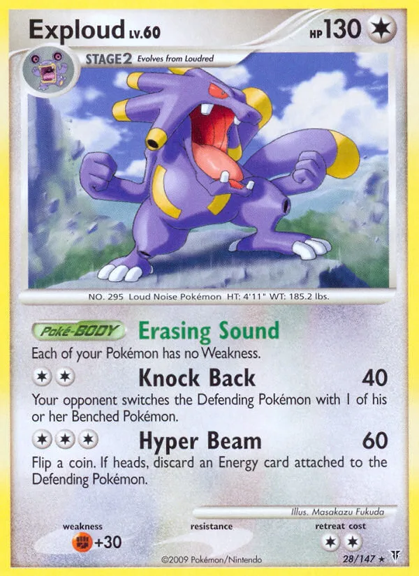 Exploud #28 Supreme Victors Pokemon card