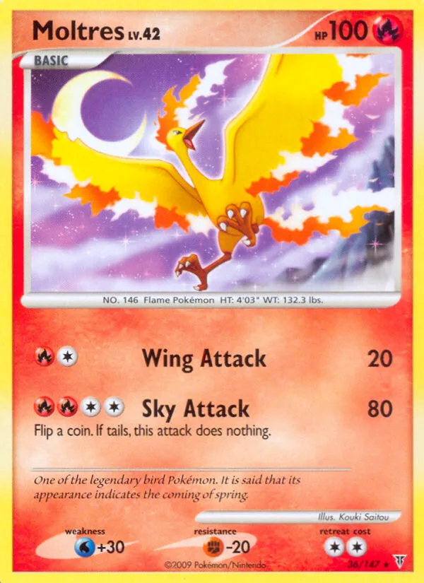 Moltres #36 Supreme Victors Pokemon card