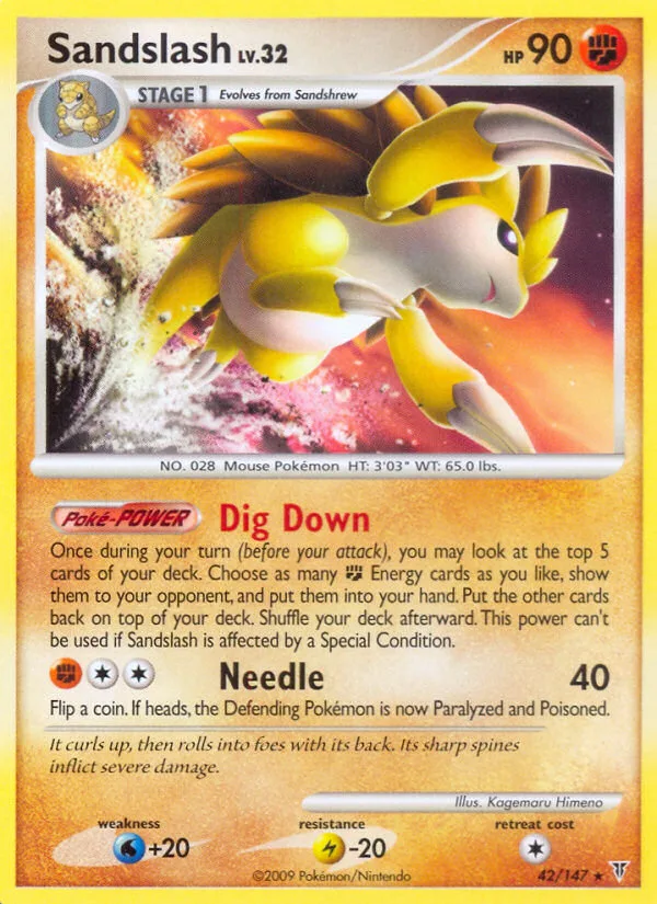 Sandslash #42 Supreme Victors Pokemon card