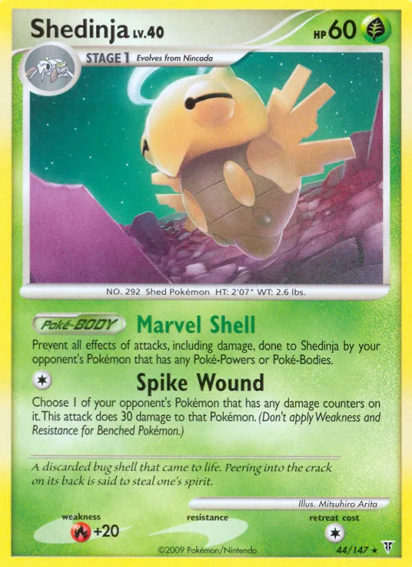 Shedinja #44 Supreme Victors Pokemon card