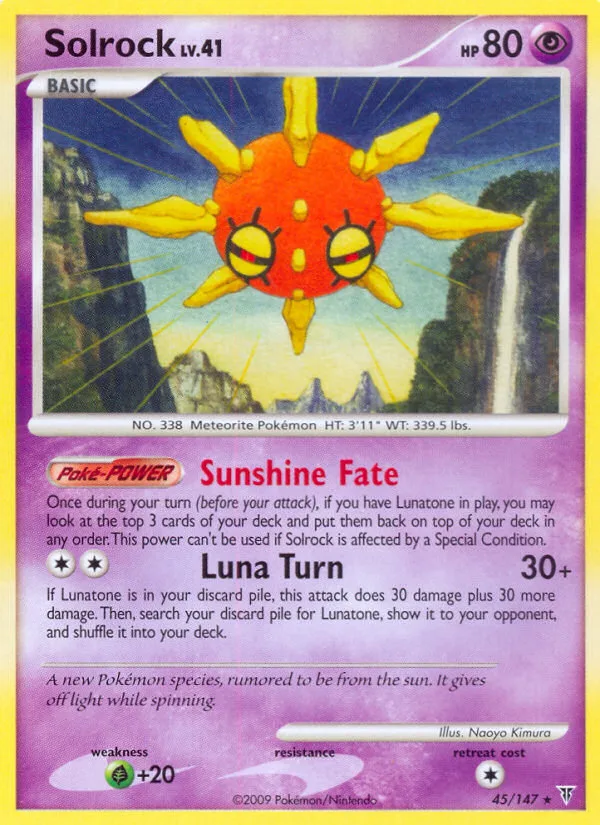 Solrock #45 Supreme Victors Pokemon card