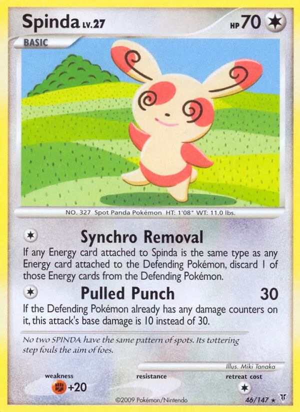 Spinda #46 Supreme Victors Pokemon card