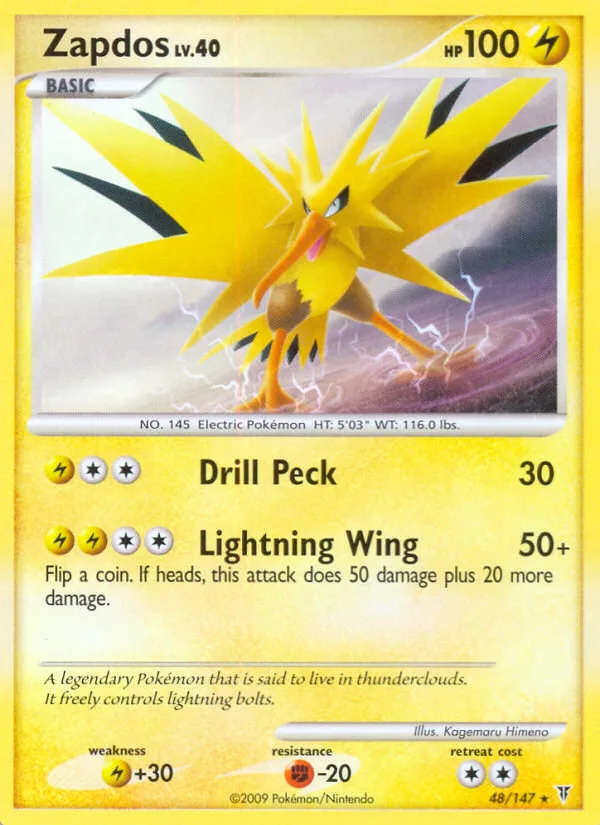 Zapdos #48 Supreme Victors Pokemon card