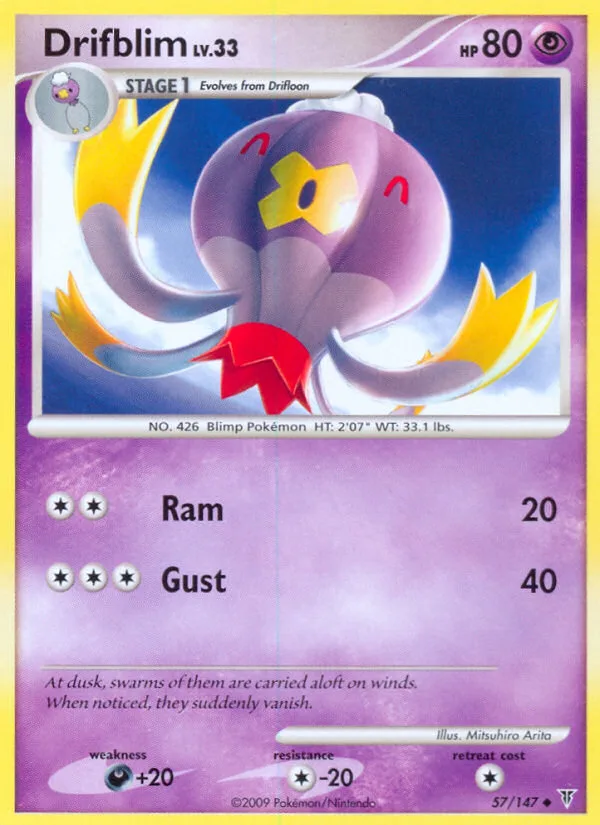 Drifblim #57 Supreme Victors Pokemon card