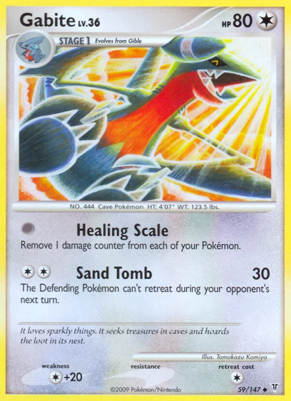 Gabite #59 Supreme Victors Pokemon card