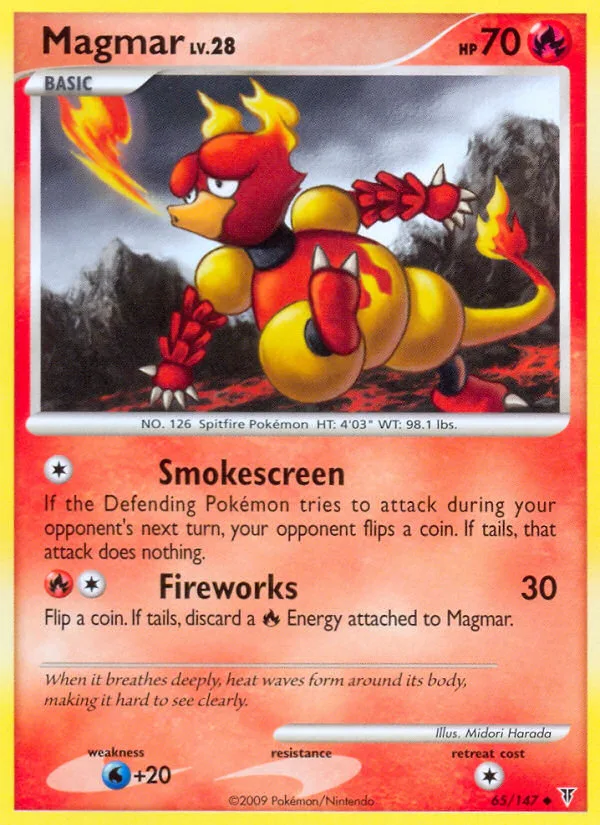 Magmar #65 Supreme Victors Pokemon card
