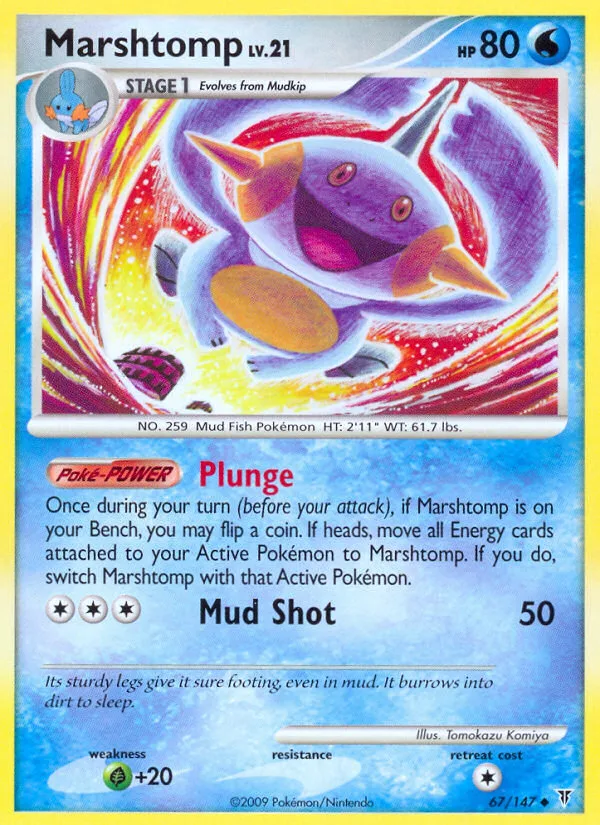 Marshtomp #67 Supreme Victors Pokemon card