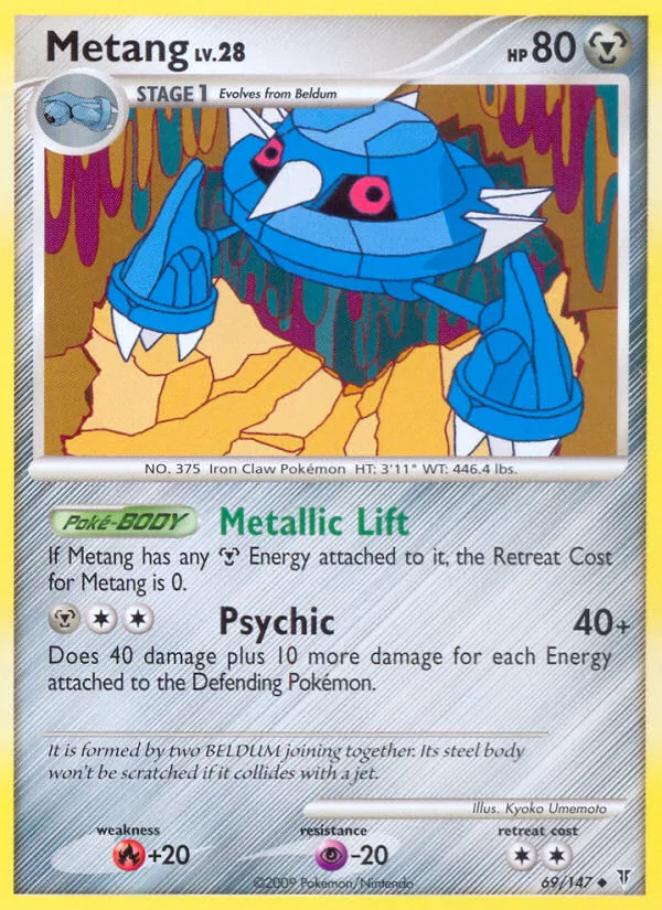 Metang #69 Supreme Victors Pokemon card
